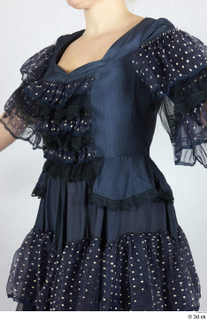 Photos Woman in Historical Dress 86 20th century blue dress…